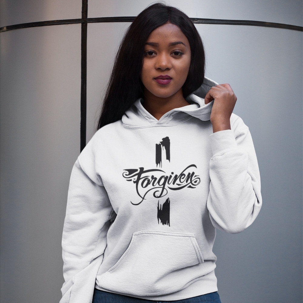 White "Forgiven" Hoodie